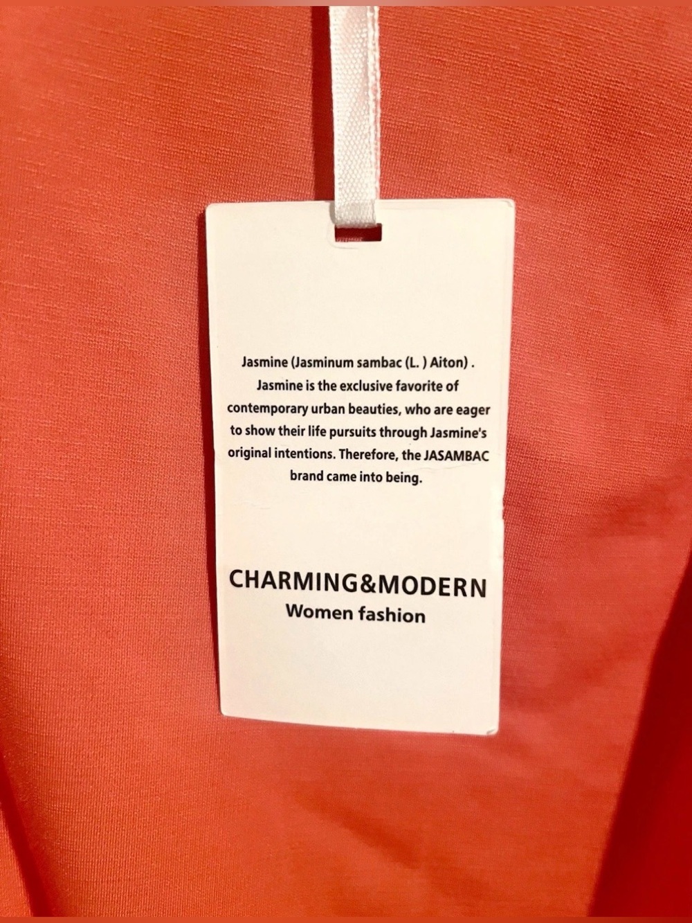 NWT Women’s JASAMBAC Sleeveless Orange Midi Dress with Knotted Waist Size XL - Picture 4 of 16